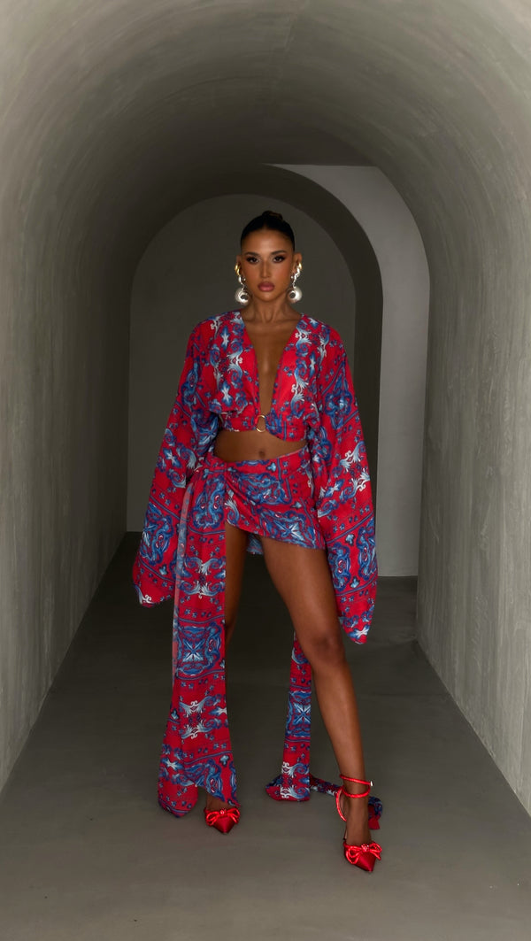 Malia Sarong  Baroque Print