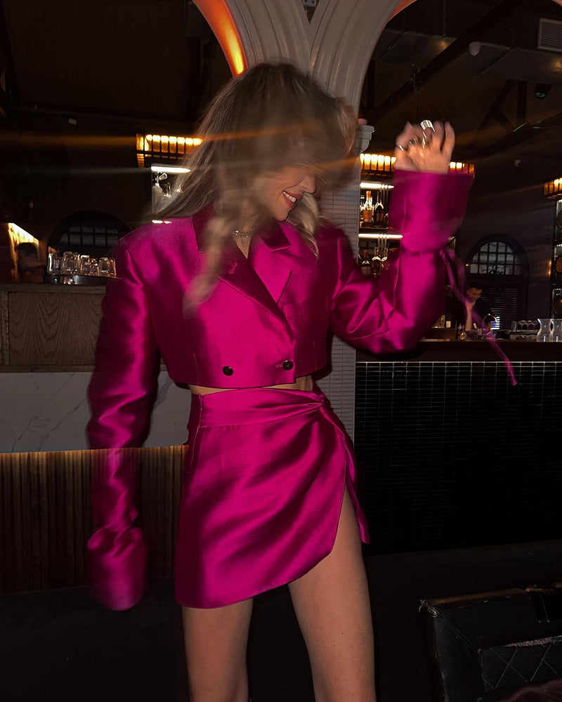Femme Fatale Box Uomo Jacket Pink Fuchsia