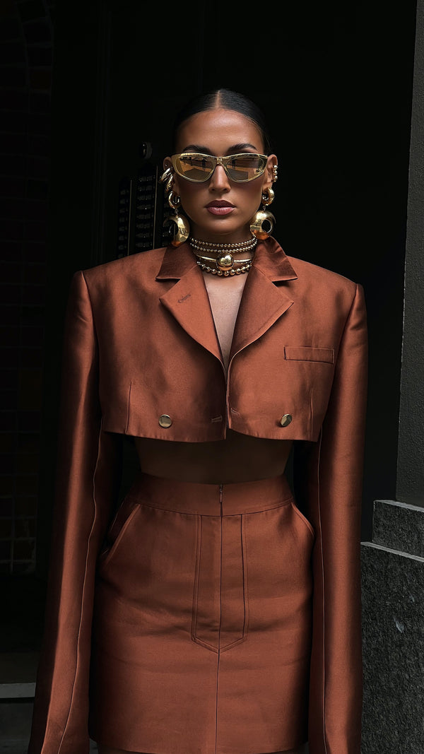Femme Fatale Box Uomo Jacket Rich Brown