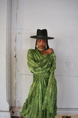 Tulum Robe Green Snake